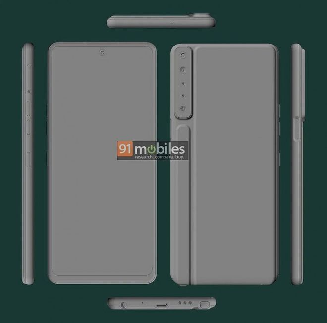 LG Stylo 7渲染图曝光：6.8英寸打孔屏 配手写笔