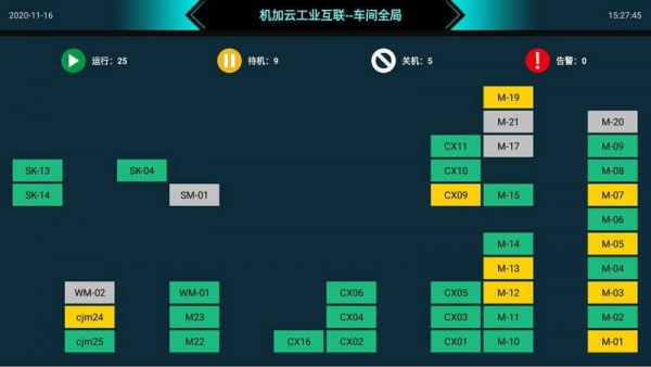 机加云实时监控平台截图2