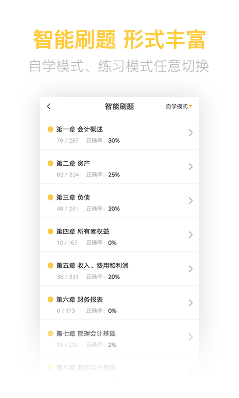 初级会计职称亿题库截图4