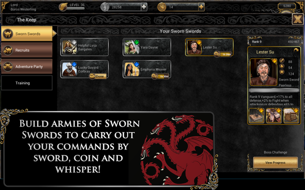 权力的游戏崛起 v1.1.63 同名RPG手游截图4